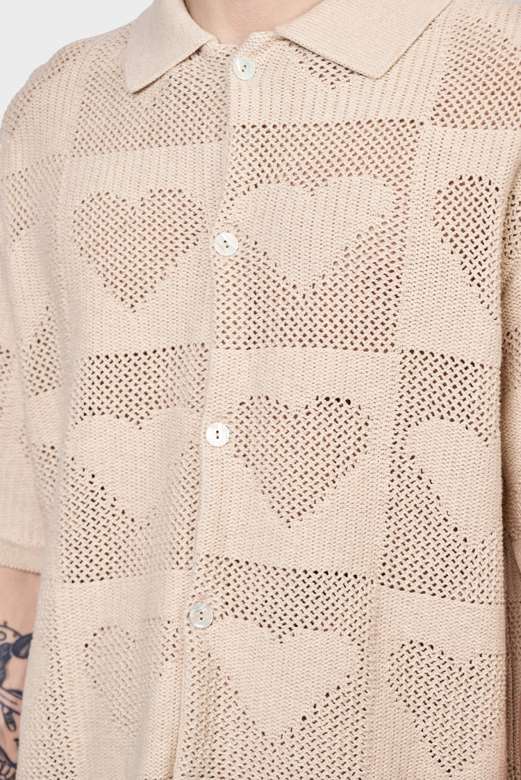 Sweter CUPID'S NET beżowy