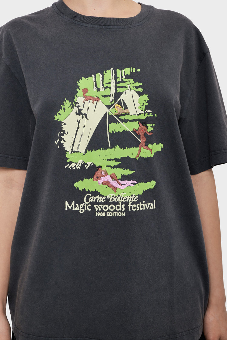 MAGIC WOODS FESTIVAL T-shirt black