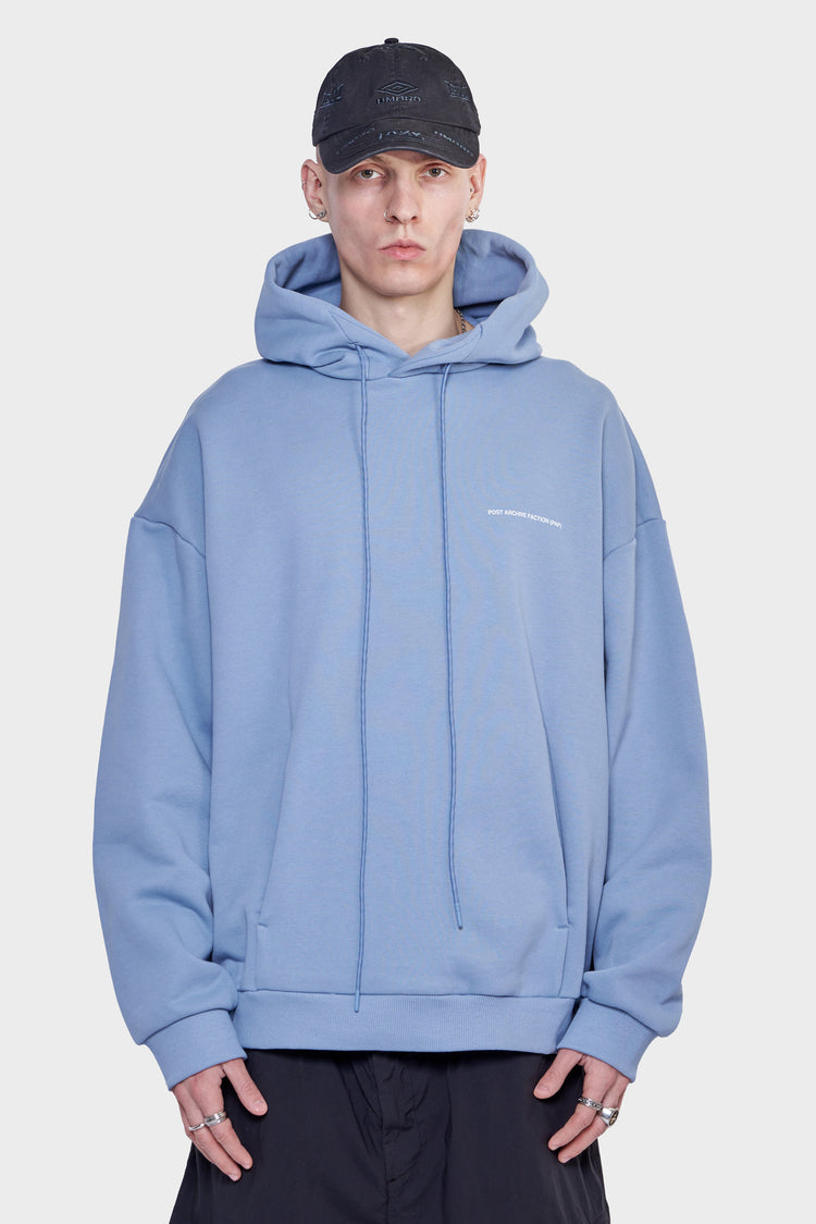 meskie#@Bluza HOODIE RIGHT niebieska