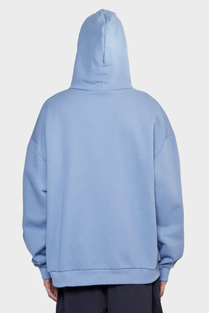 meskie#@Bluza HOODIE RIGHT niebieska