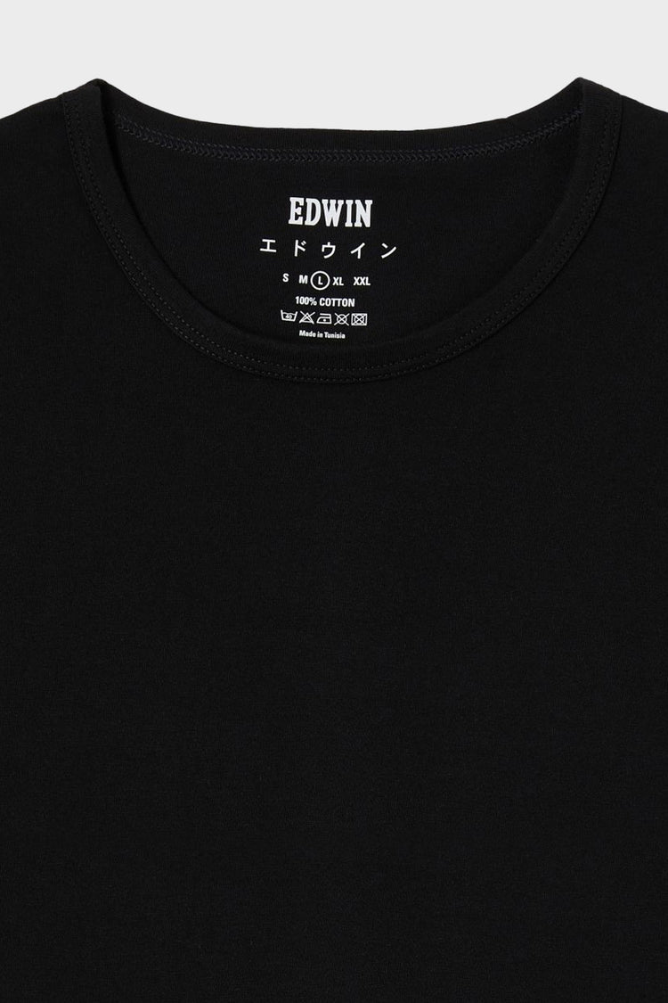 DOUBLE PACK TEE black