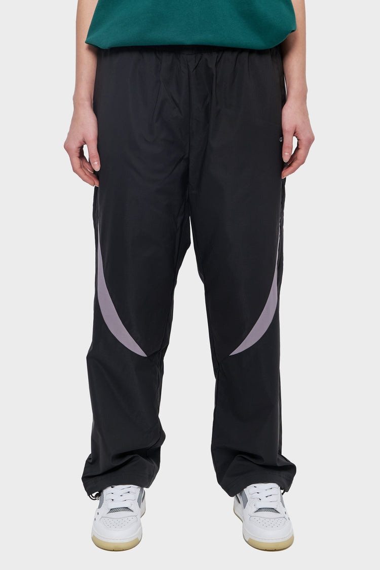 damskie#@Spodnie TWO-TONE TRACKSUIT PANTS czarne