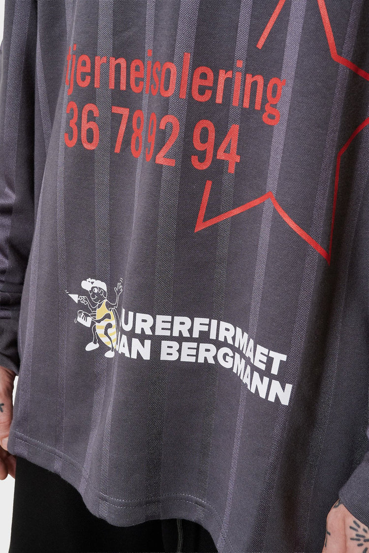 Longsleeve FOOTBALL gray