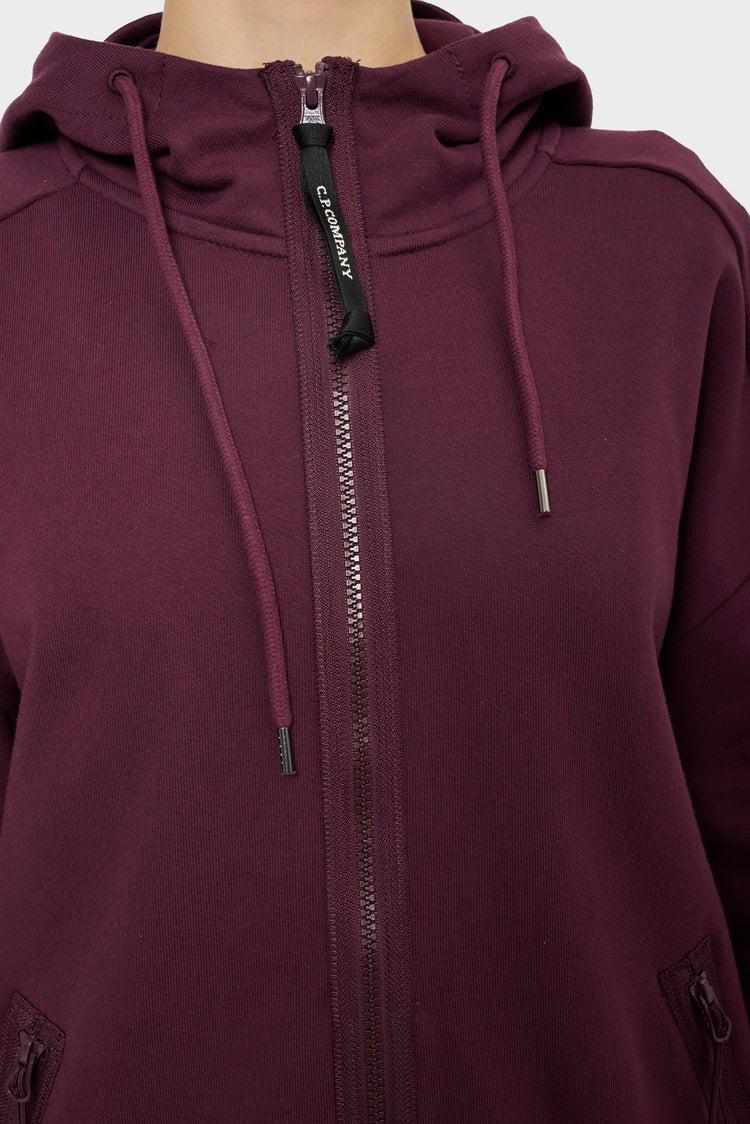 Sweatshirt DIAGONAL RAISED FLEECE purple
