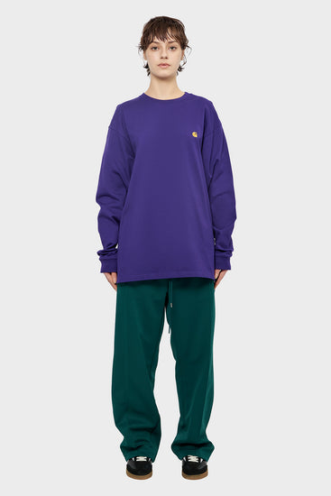 damskie#@Longsleeve CHASE fioletowy