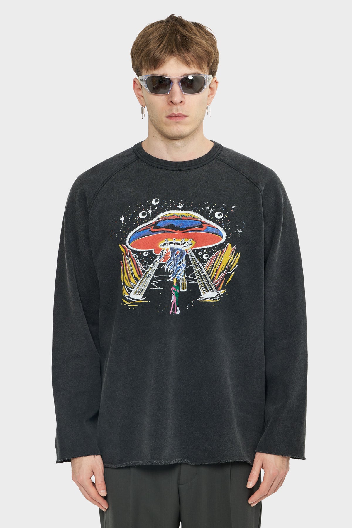 Sweatshirt Beam Me Up Baby black