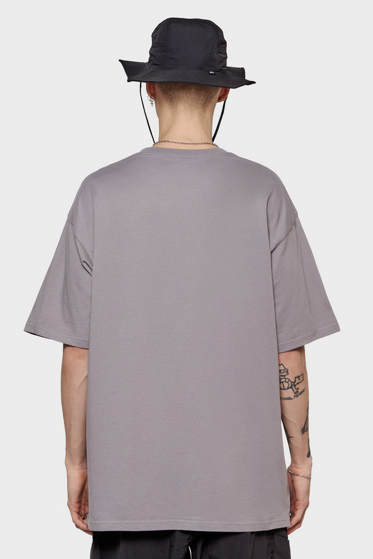 meskie#@Koszulka S/S MADISON szara