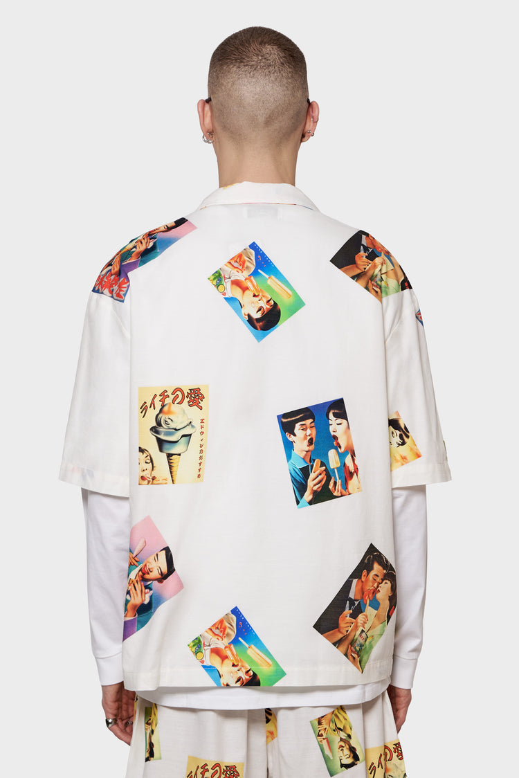 meskie#@Koszula AISUKURIMU SHIRT SS multikolorowa