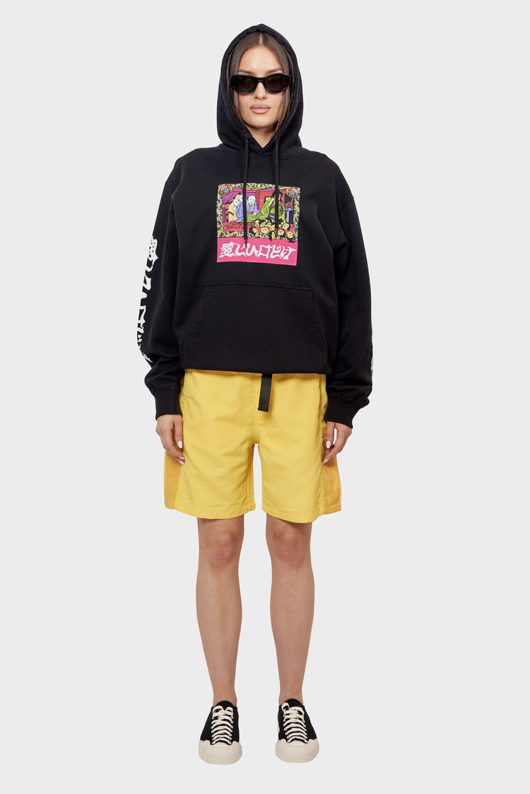 damskie#@Bluza KOUICHI MATSUDA HOODIE SWEAT czarna