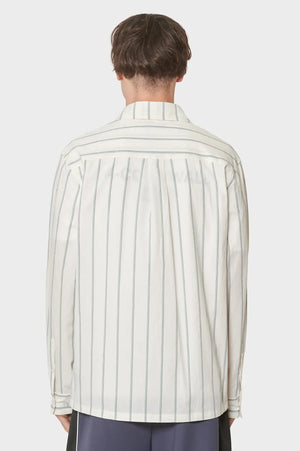 meskie#@Koszula RETRO STRIPED SHIRT biała