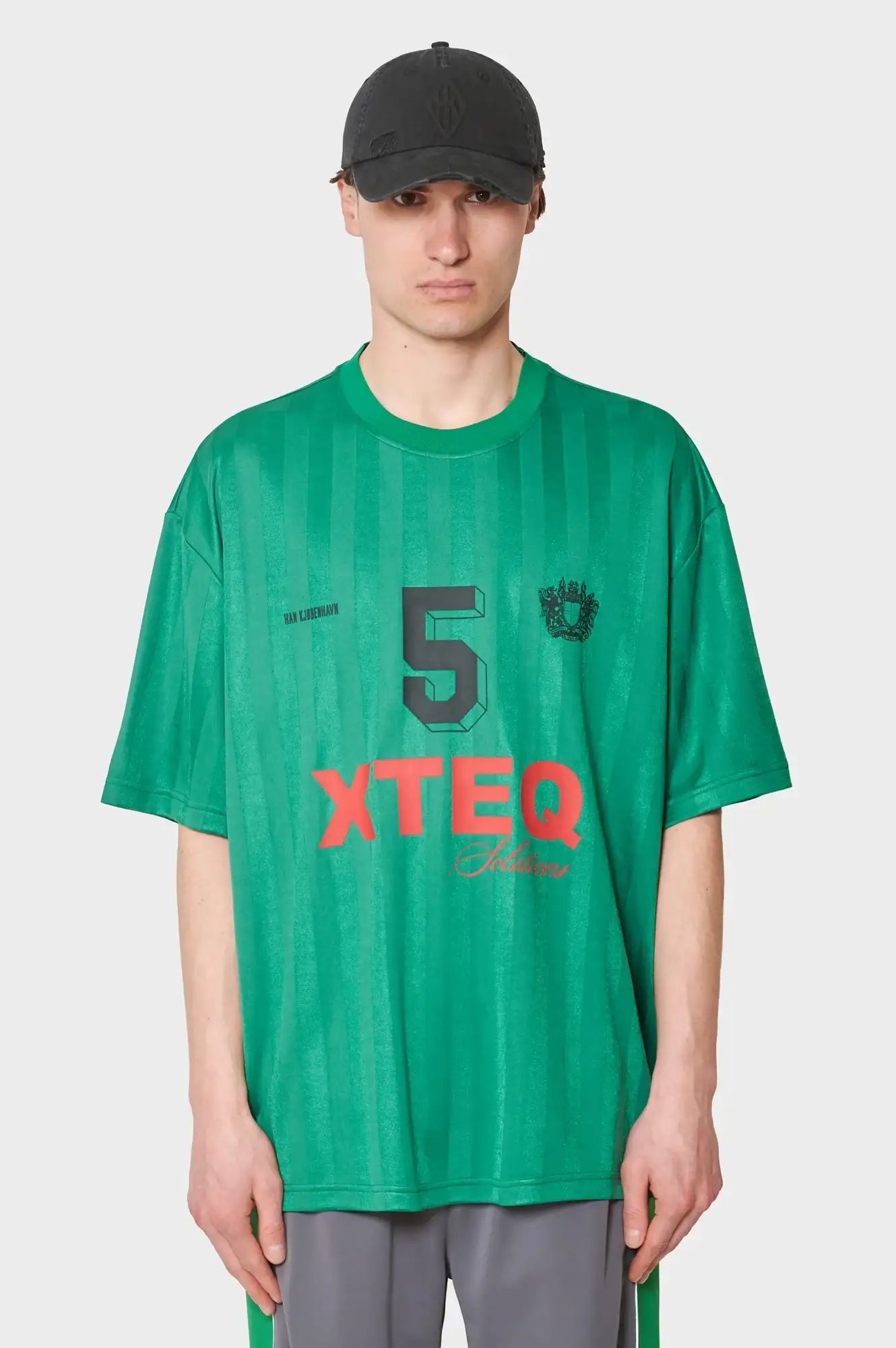 meskie#@Koszulka PRINTED FOOTBALL TEE zielona