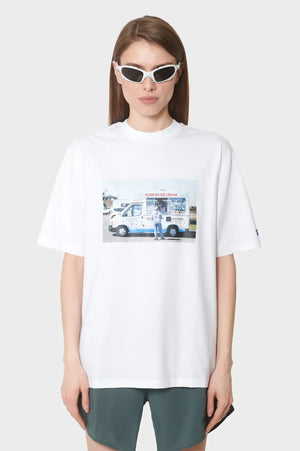 damskie#@Koszulka HEATWAVE T-SHIRT biała