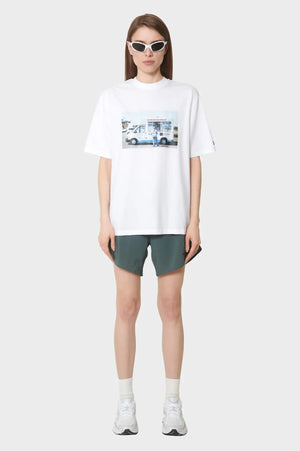 damskie#@Koszulka HEATWAVE T-SHIRT biała