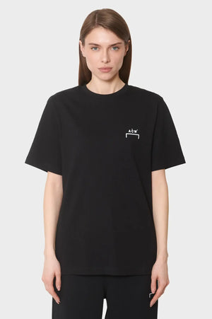 damskie#@Koszulka FOLLET LOGO T-SHIRT czarna