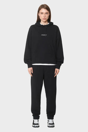 damskie#@Spodnie WOOLMORE LOGO JOGGER czarne