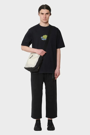 meskie#@Koszulka TURTLE TEE wyprasowano-czarna
