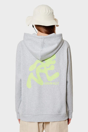 Bluza RUNNING MAN HOODED SWEATSHIRT szara