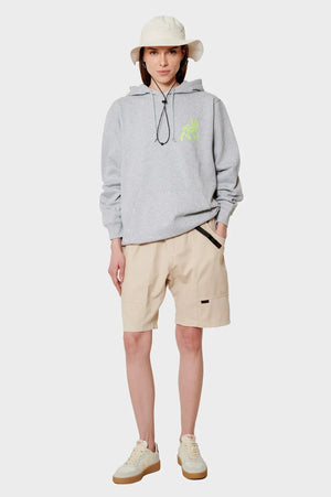 Bluza RUNNING MAN HOODED SWEATSHIRT szara