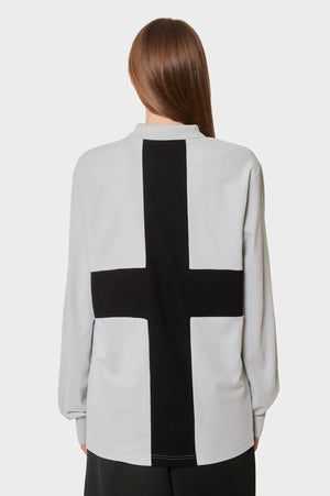Longsleeve DISTRIKT POLO LS szare