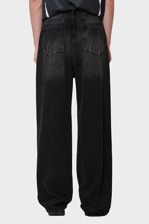 Spodnie BAGGY DENIM JEANS czarne