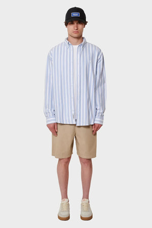 Koszula L/S Deven Shirt niebieska