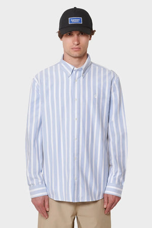 Koszula L/S Deven Shirt niebieska