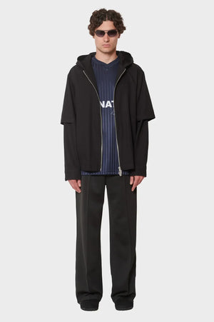 Bluza HOODED SHIRT czarna