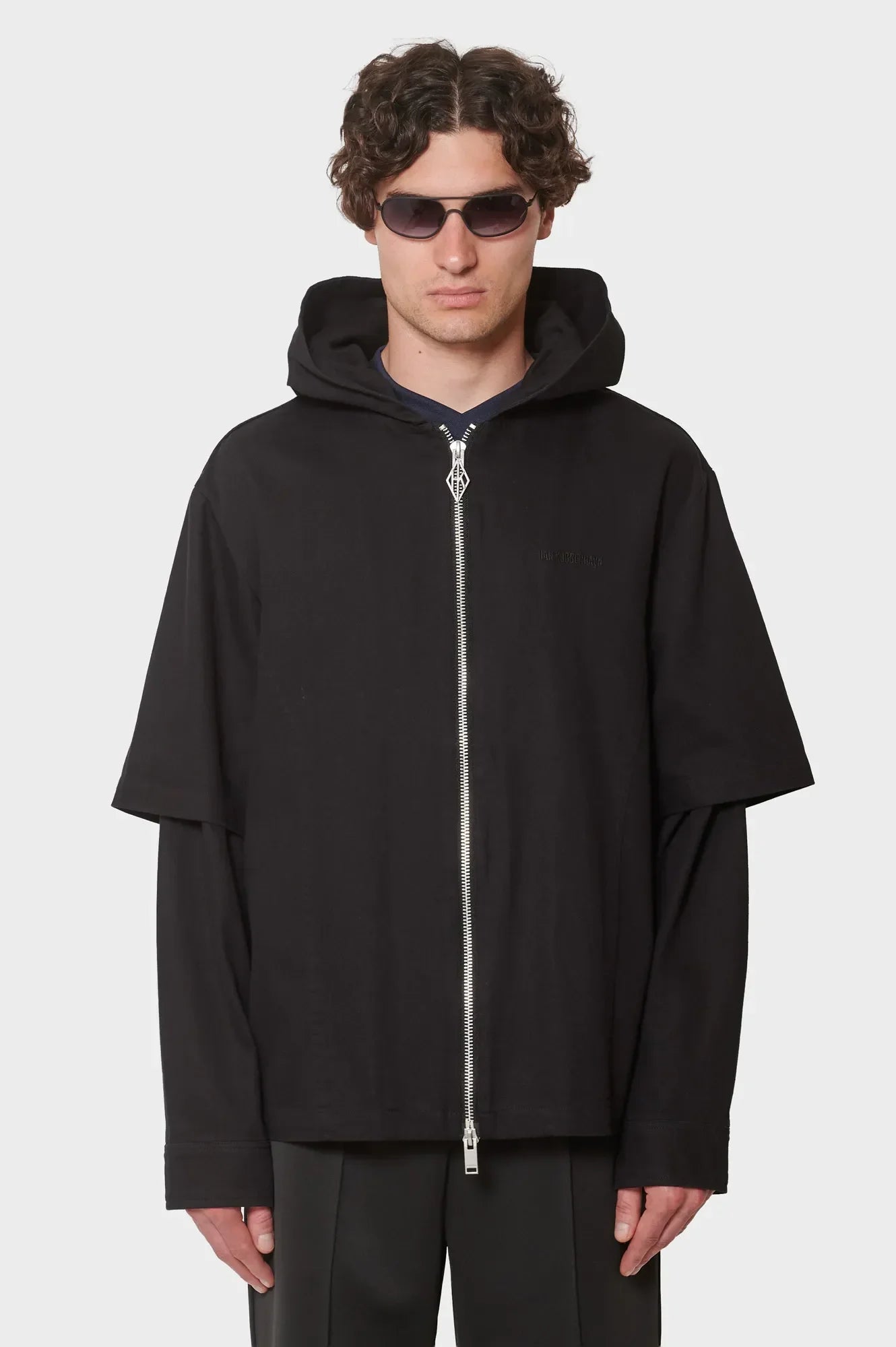 Bluza HOODED SHIRT czarna