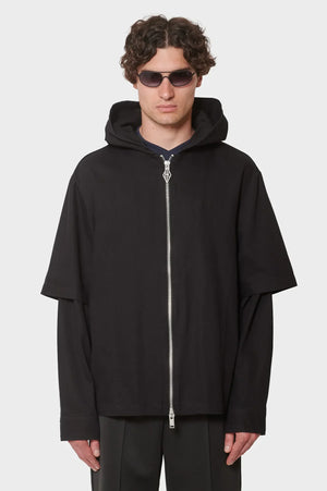Bluza HOODED SHIRT czarna