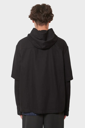 Bluza HOODED SHIRT czarna