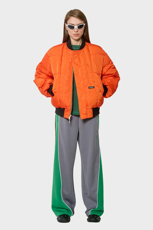 damskie#@Kurtka REVERSIBLE BOMBER zielona