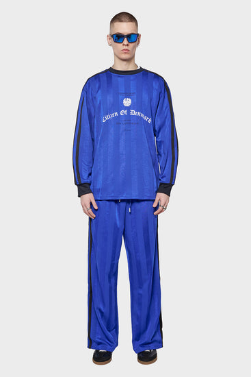 meskie#@Spodnie FOOTBALL JERSEY TRACK TROUSERS niebieskie