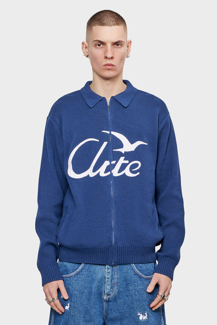 meskie#@Sweter BIRD LOGO granatowy