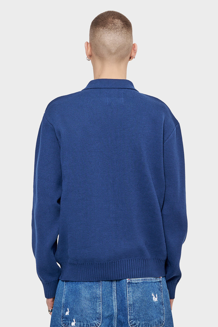 meskie#@Sweter BIRD LOGO granatowy