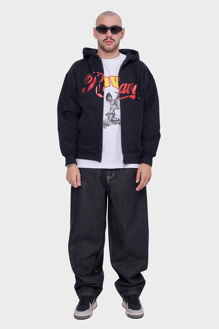meskie#@Bluza 33CL ZIP czarna