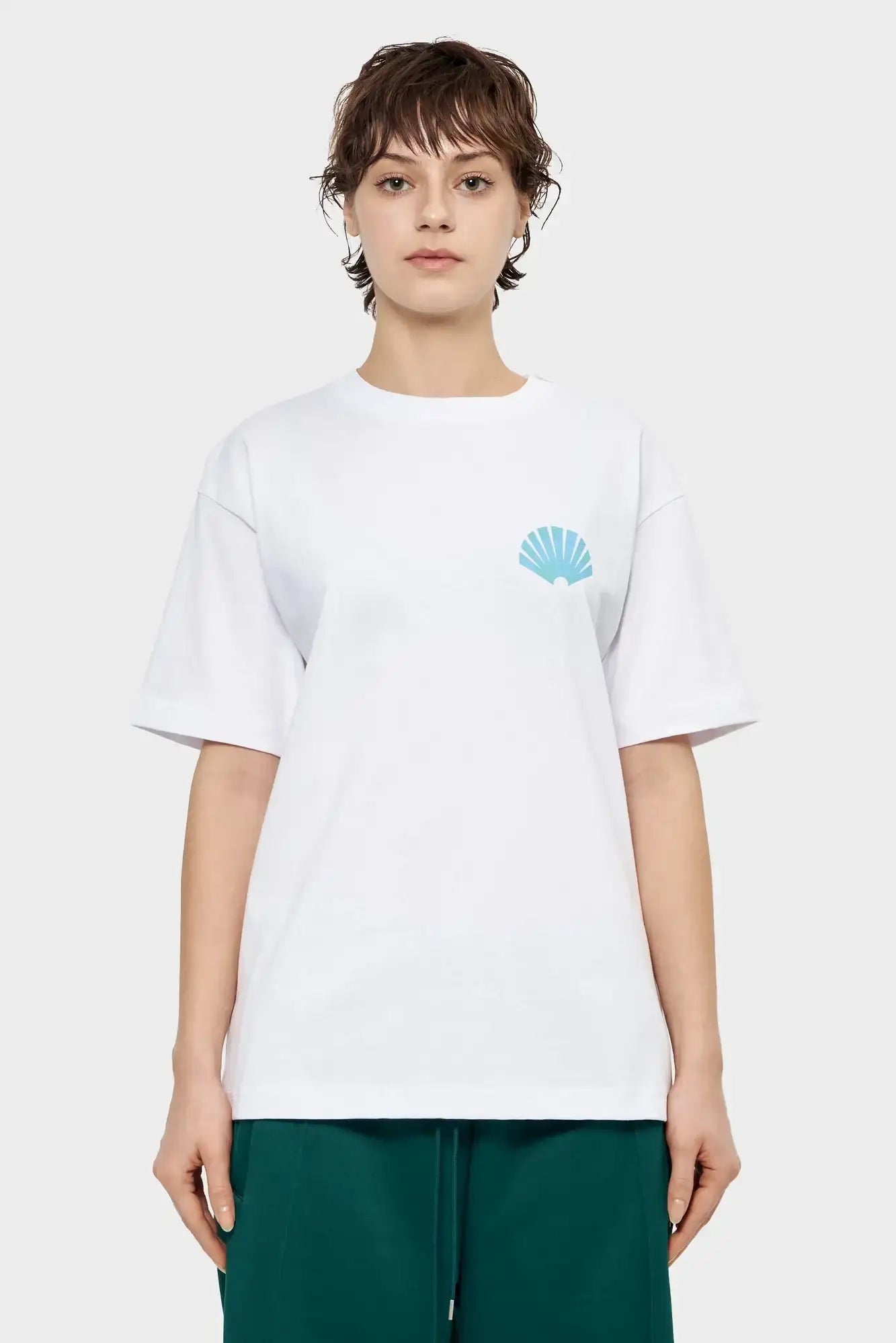 Koszulka LOGO TEE biało-niebieska
