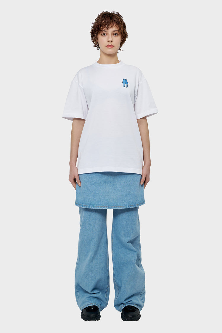 DEMI LOGO T-shirt white