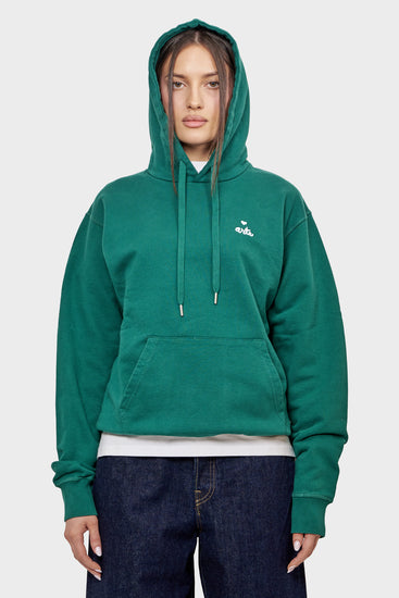 damskie#@Bluza HEART LOGO HOODIE zielona