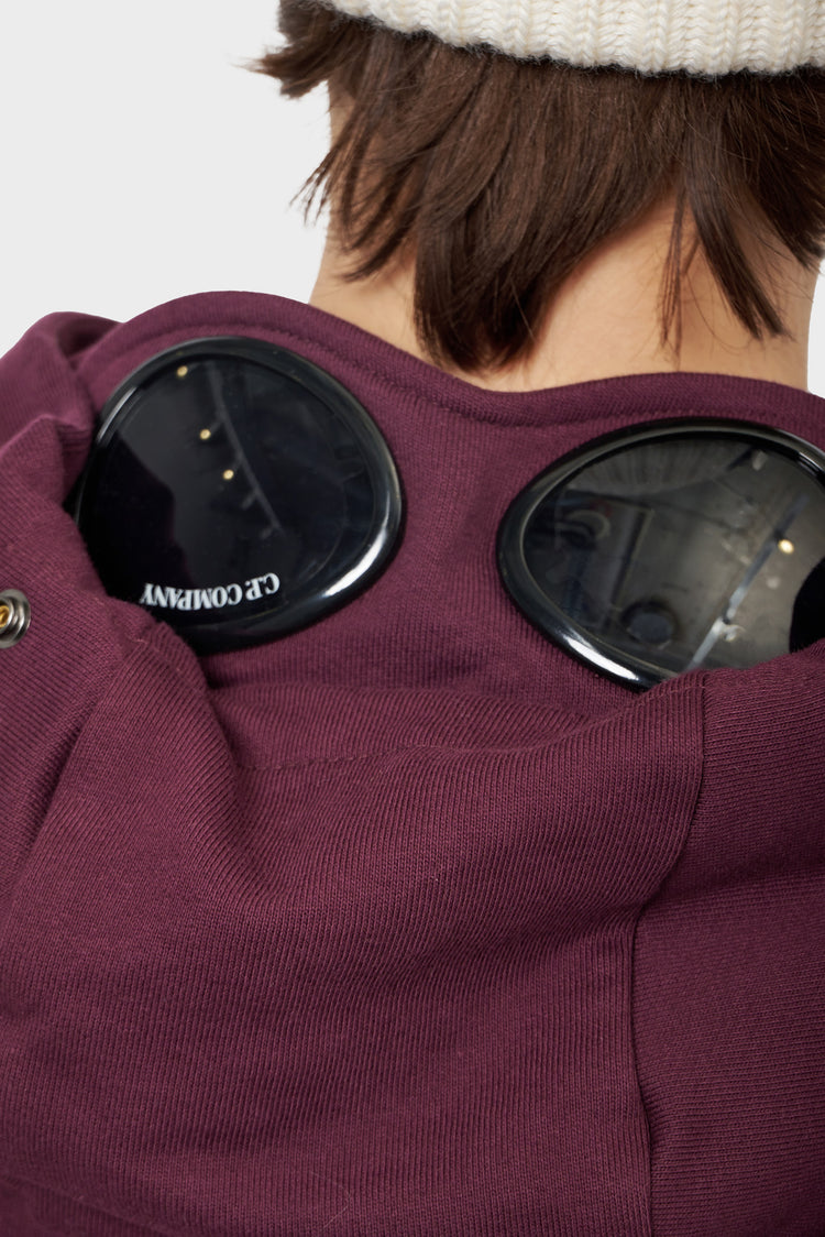 Sweatshirt DIAGONAL RAISED FLEECE purple