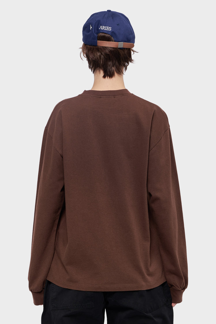 damskie#@Longsleeve TEMPLE brązowy
