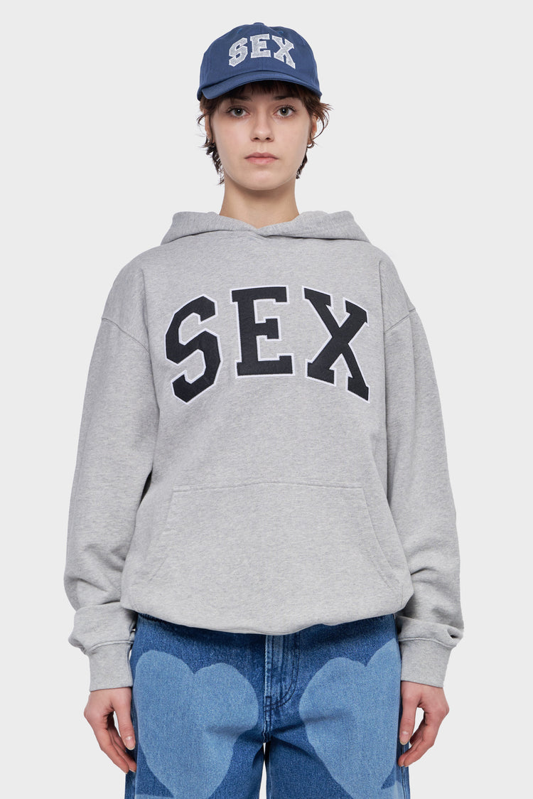 damskie#@Bluza SEX HOODIE szara