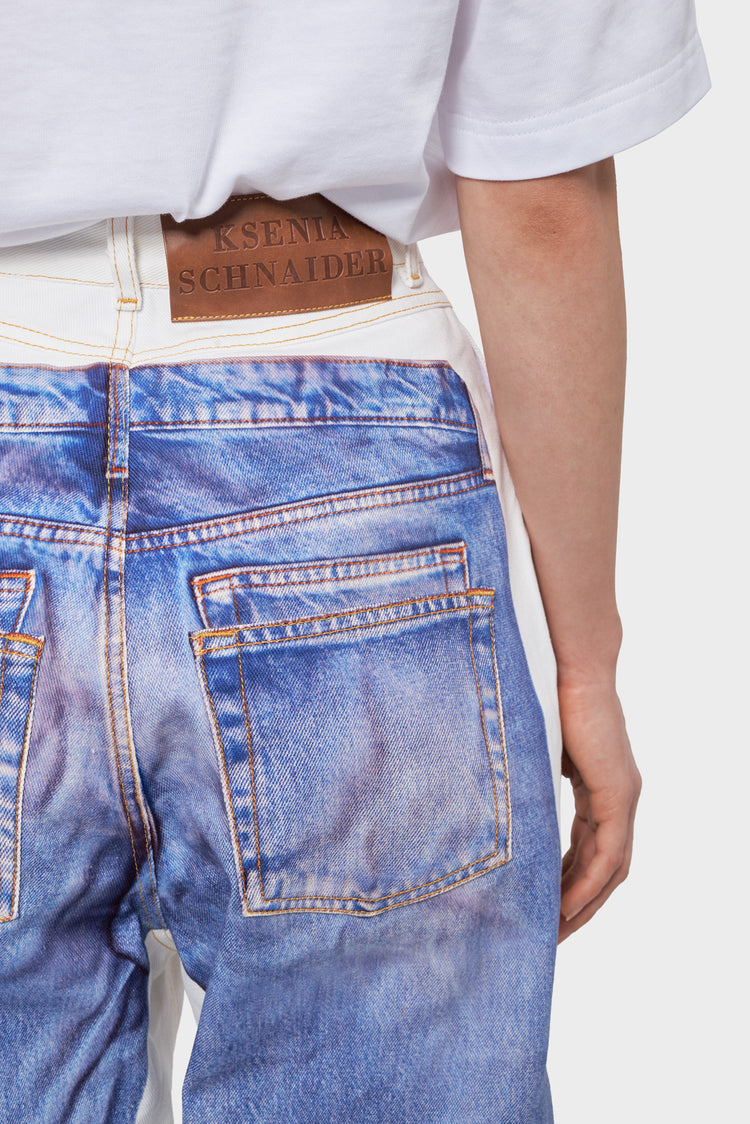 AUGMENTED JEANS trousers white/blue
