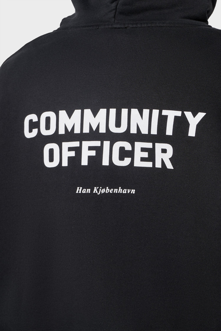 Bluza OFFICER PRINTED HOODIE czarna