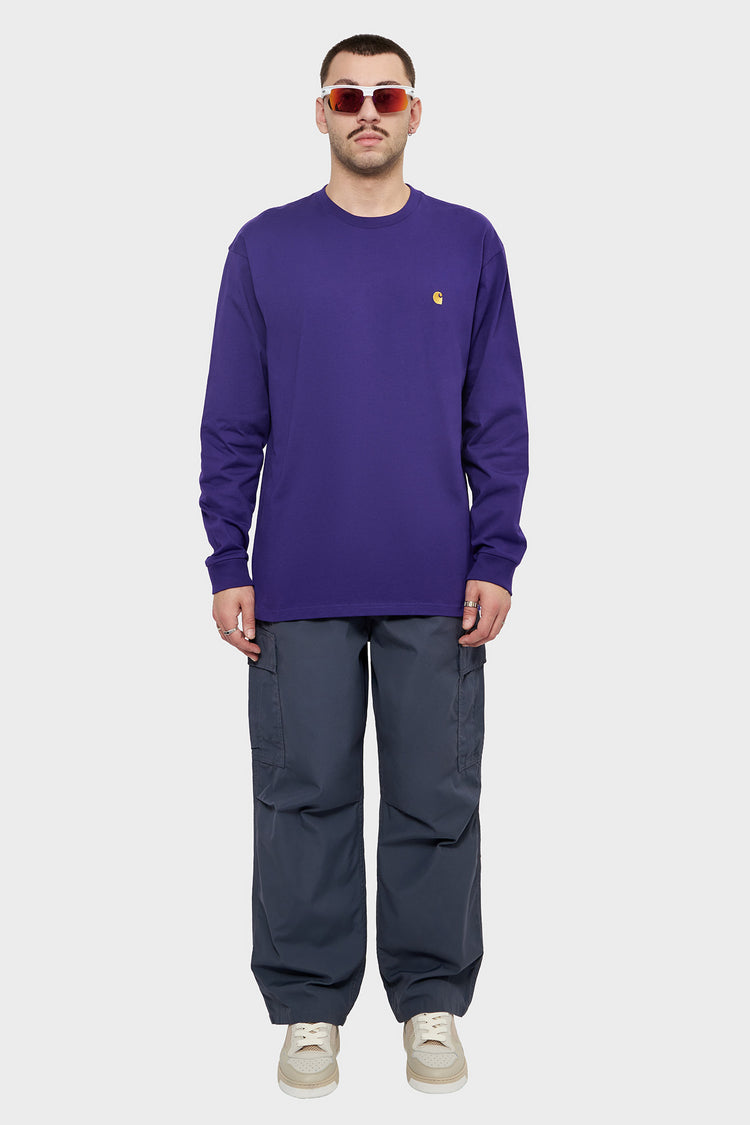 meskie#@Longsleeve CHASE fioletowy