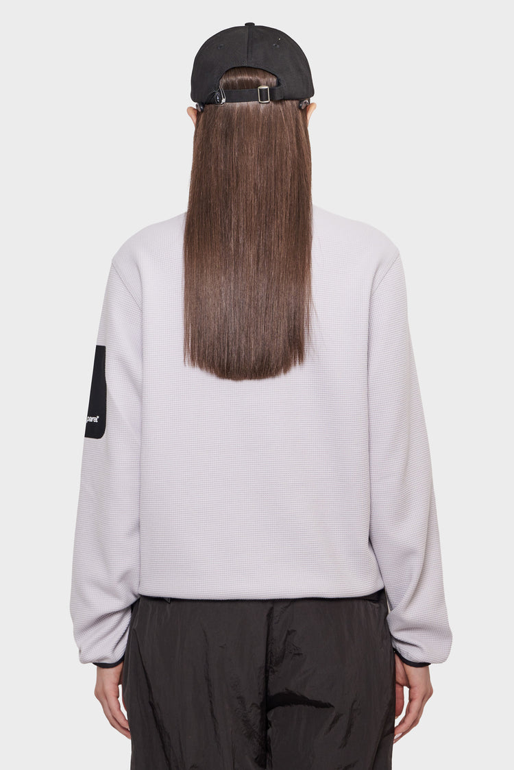 TOBA QUARTER ZIP sweatshirt gray
