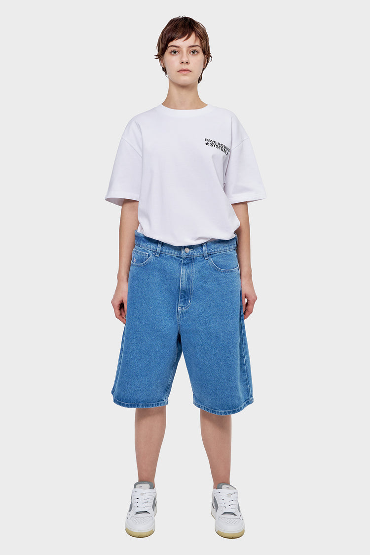 damskie#@Szorty TRES GROS DENIM niebieskie