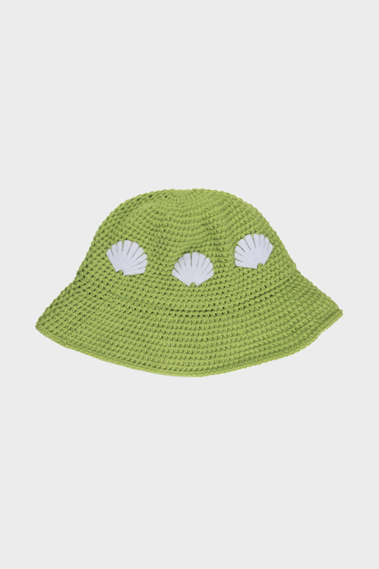CROCHET HAT green