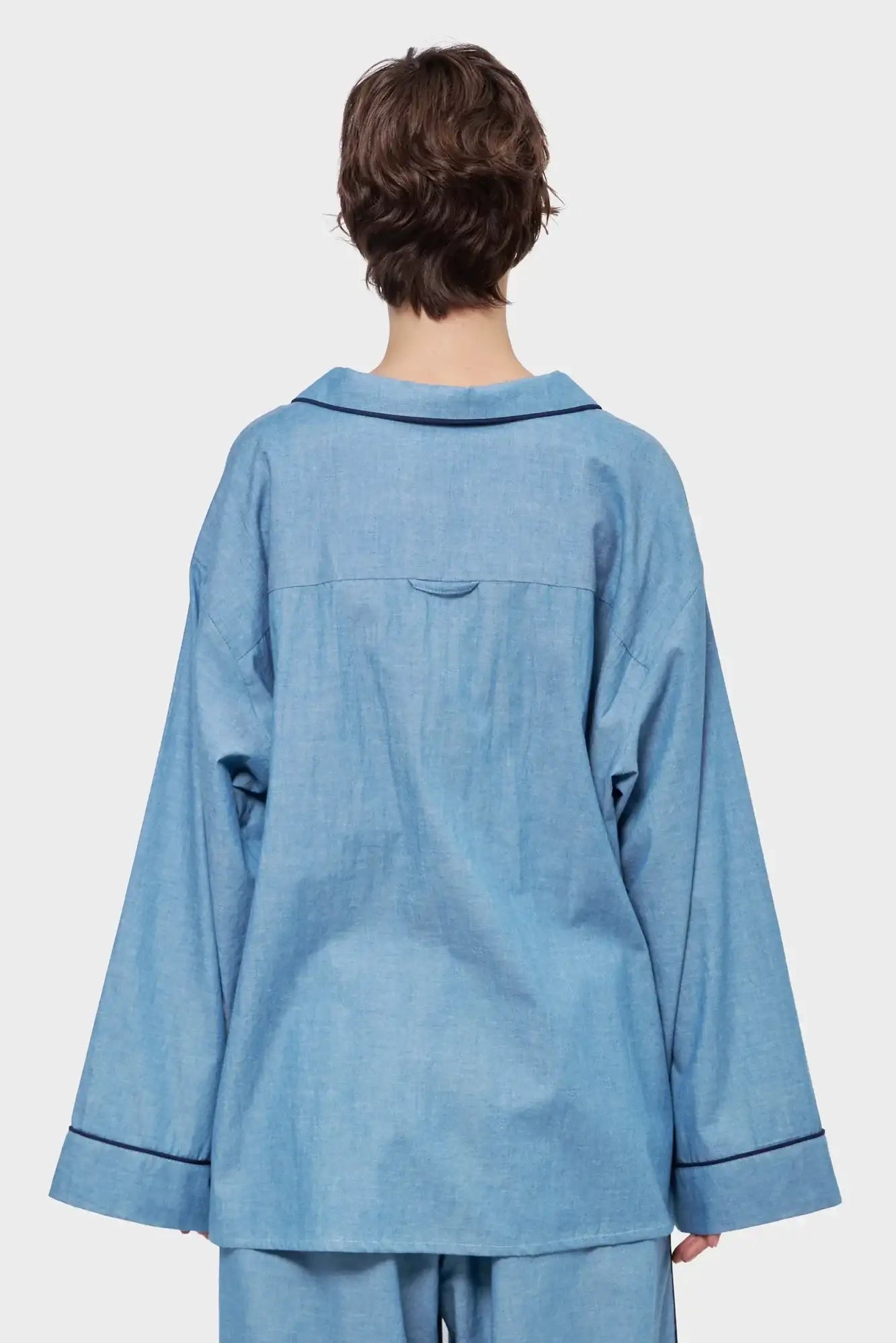 DENIM SHIRT light blue shirt