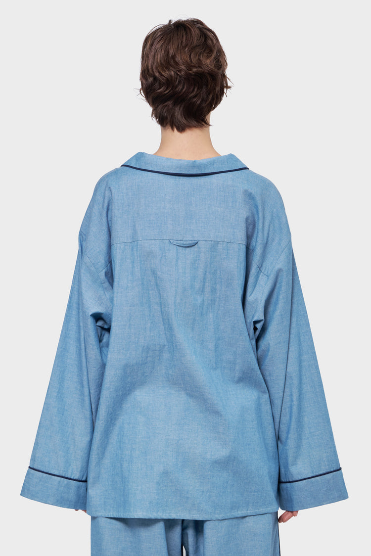 DENIM SHIRT light blue shirt