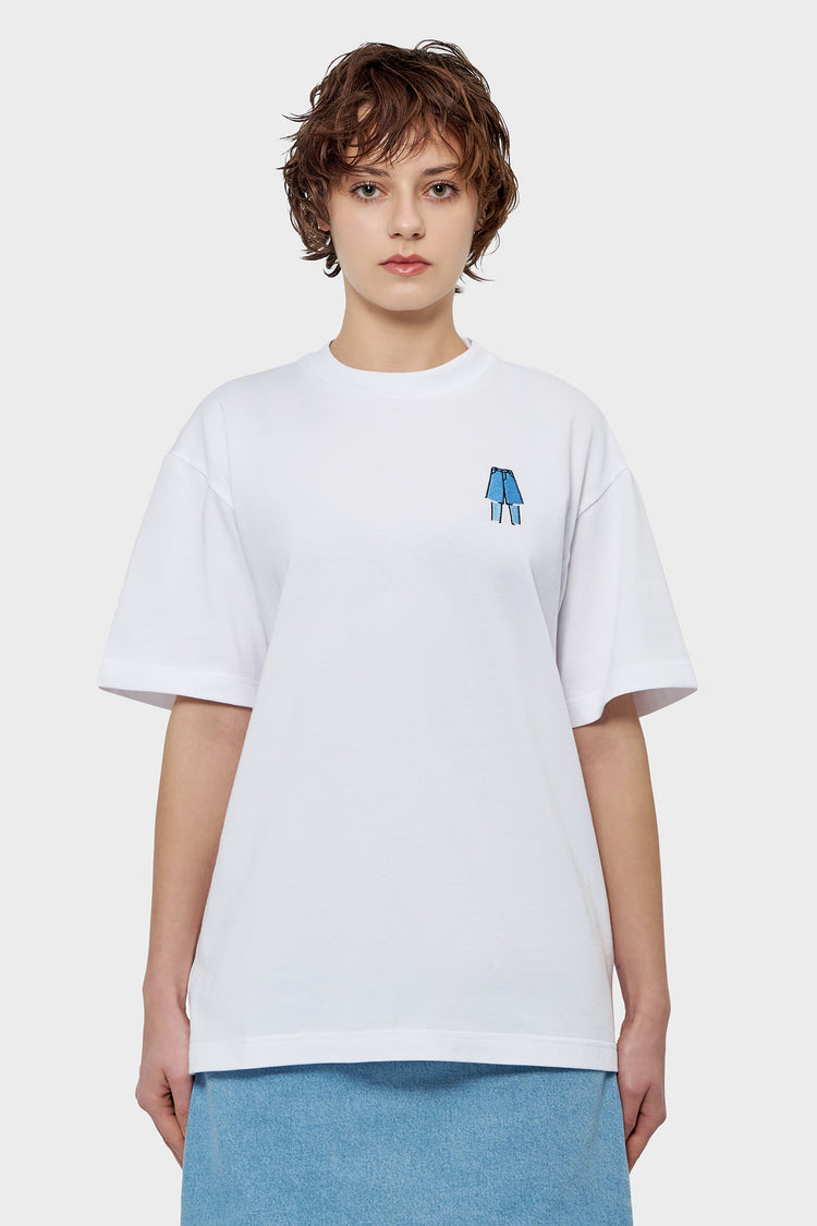 DEMI LOGO T-shirt white